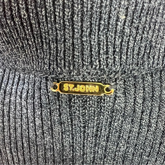 Vintage St. John Ribbed Knit Pullover Sweater - Picture 9 of 10